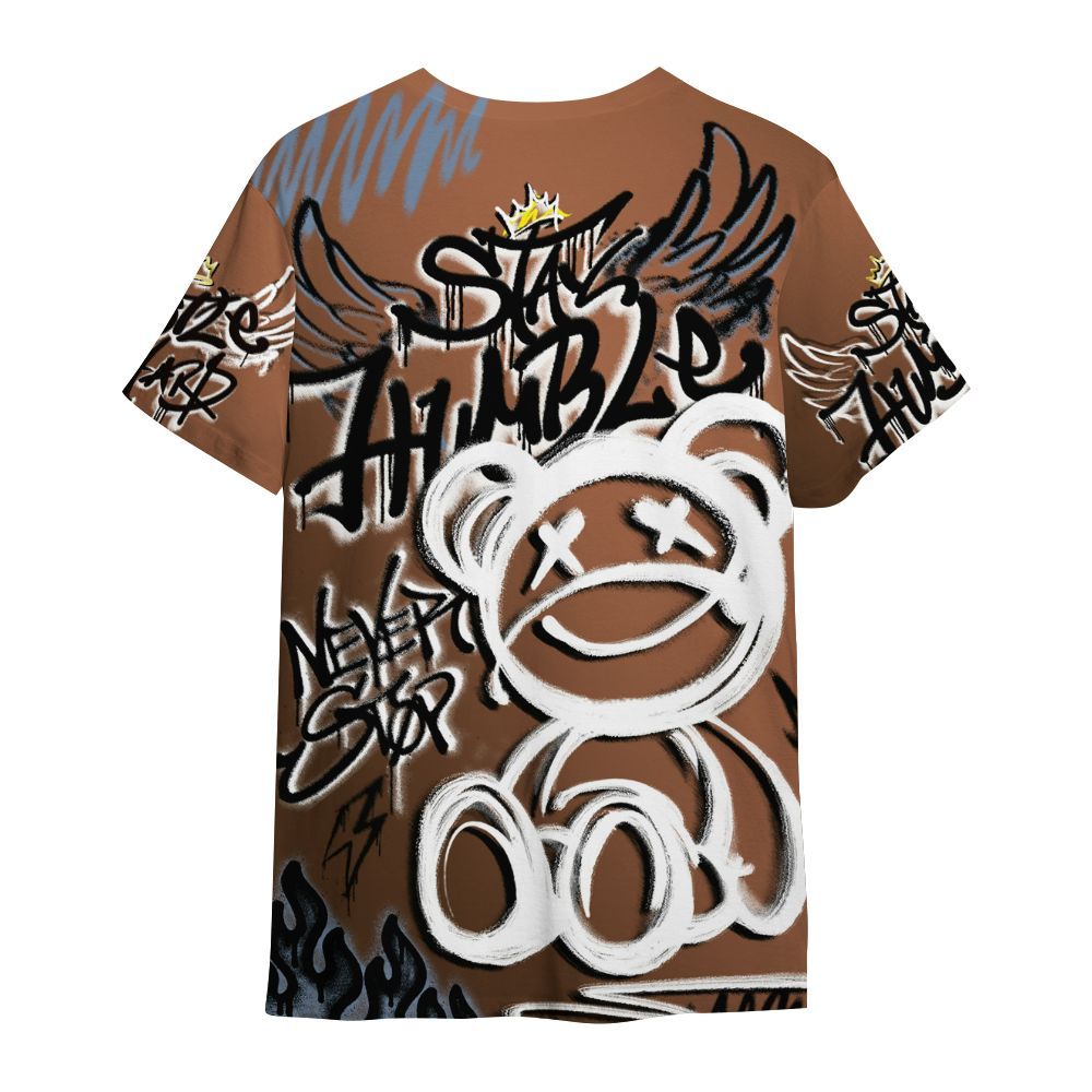 Shirt To Match Air Foamposite Metallic Copper - Humble Drip Streetwear Graffity All Over Print