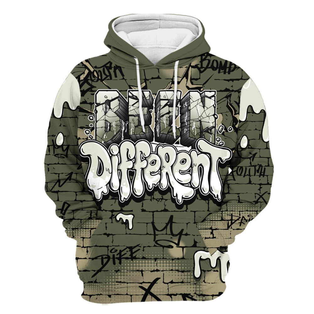 Hoodie To Match Low OG Medium Olive 1s - Been Different All Over Print