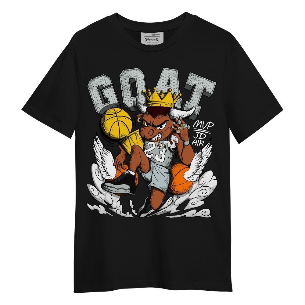 Shirt To Match Black Wolf Grey 12s - FlightMan Number 23 G.O.A.T Unisex Shirt