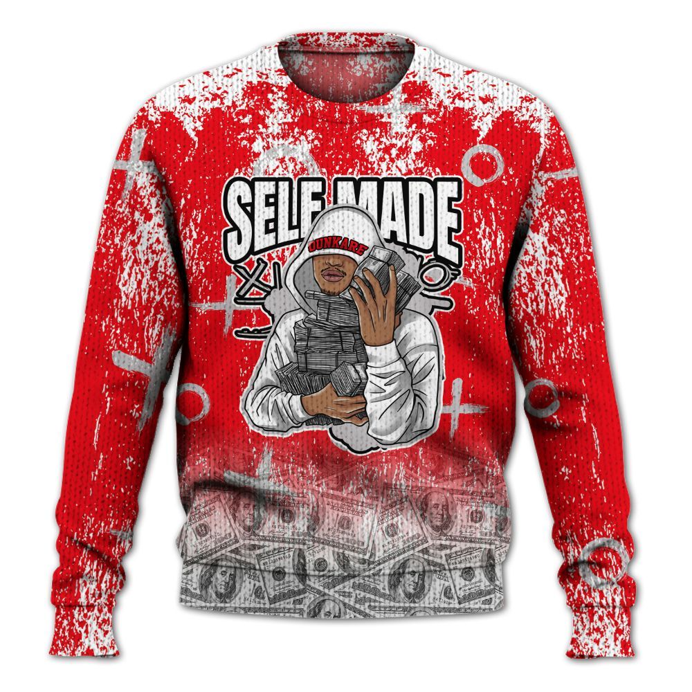 Knitted Sweater To Match Air Max 1 Low Poly - Selfmade Unique Grunge