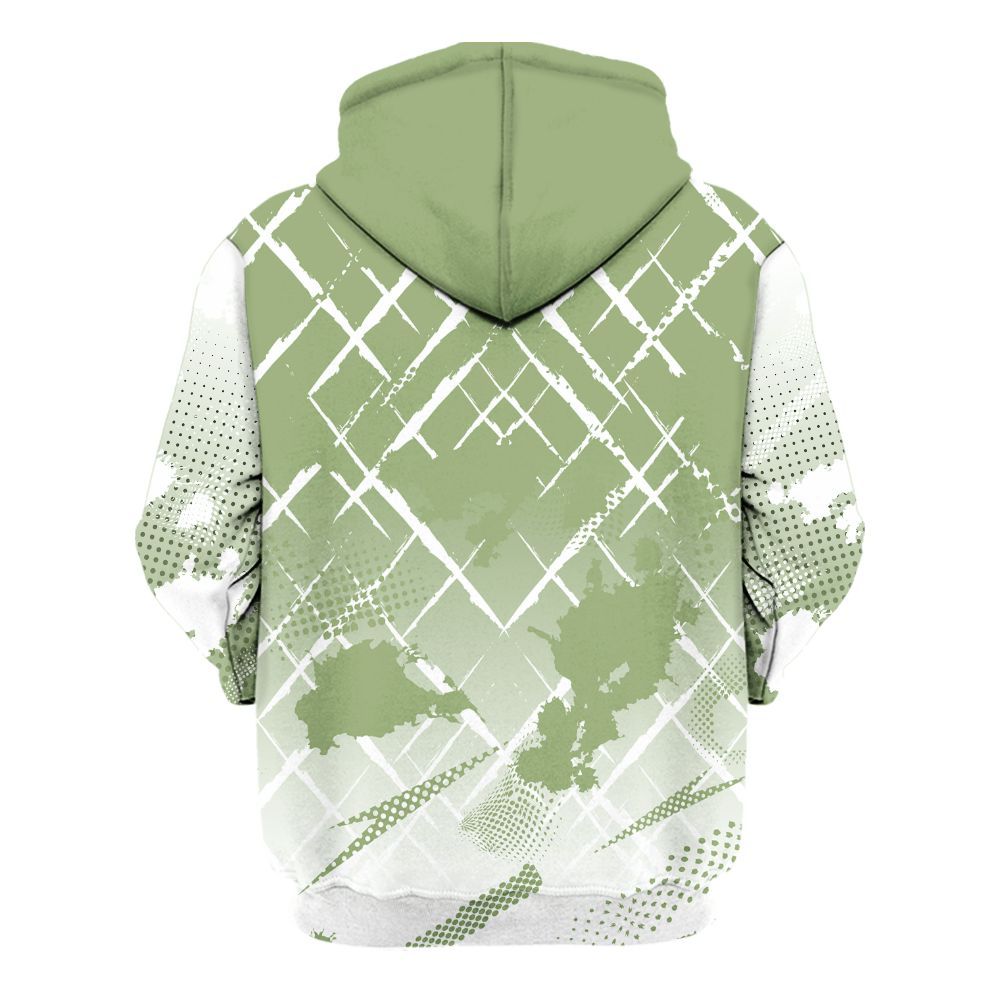Hoodie To Match Oil Green 4s - Halftone Stand Business Dripping All Over Print
