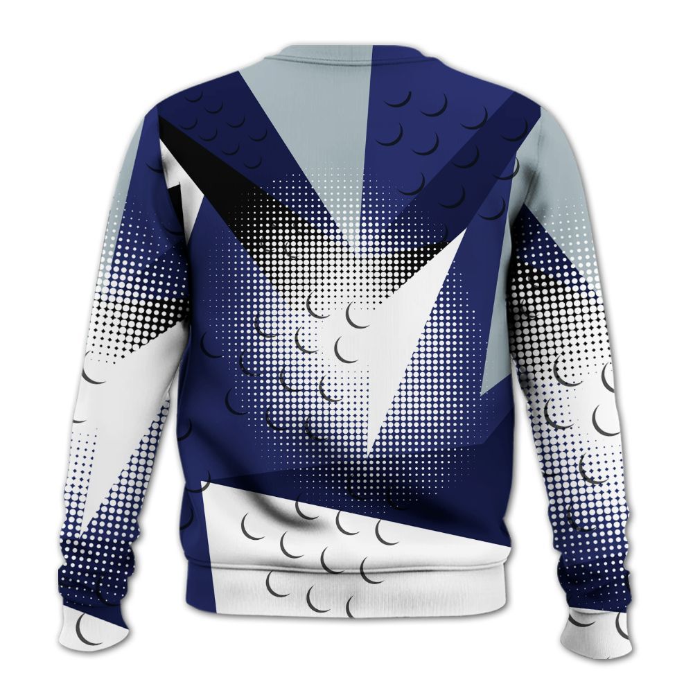 Sweatshirt To Match Midnight Navy 11s - Poly Custom Name Number 23 5s All Over Print