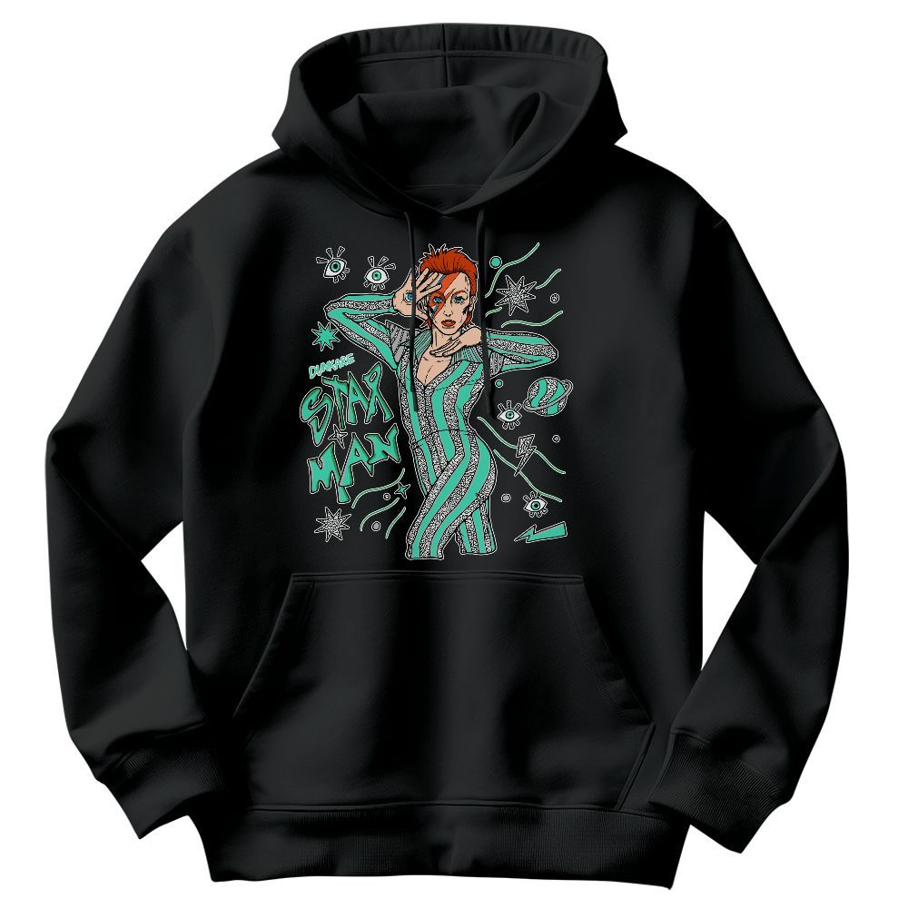 Sweatshirt To Match Black Green Glow 3s - Starmans Graphics Graphic