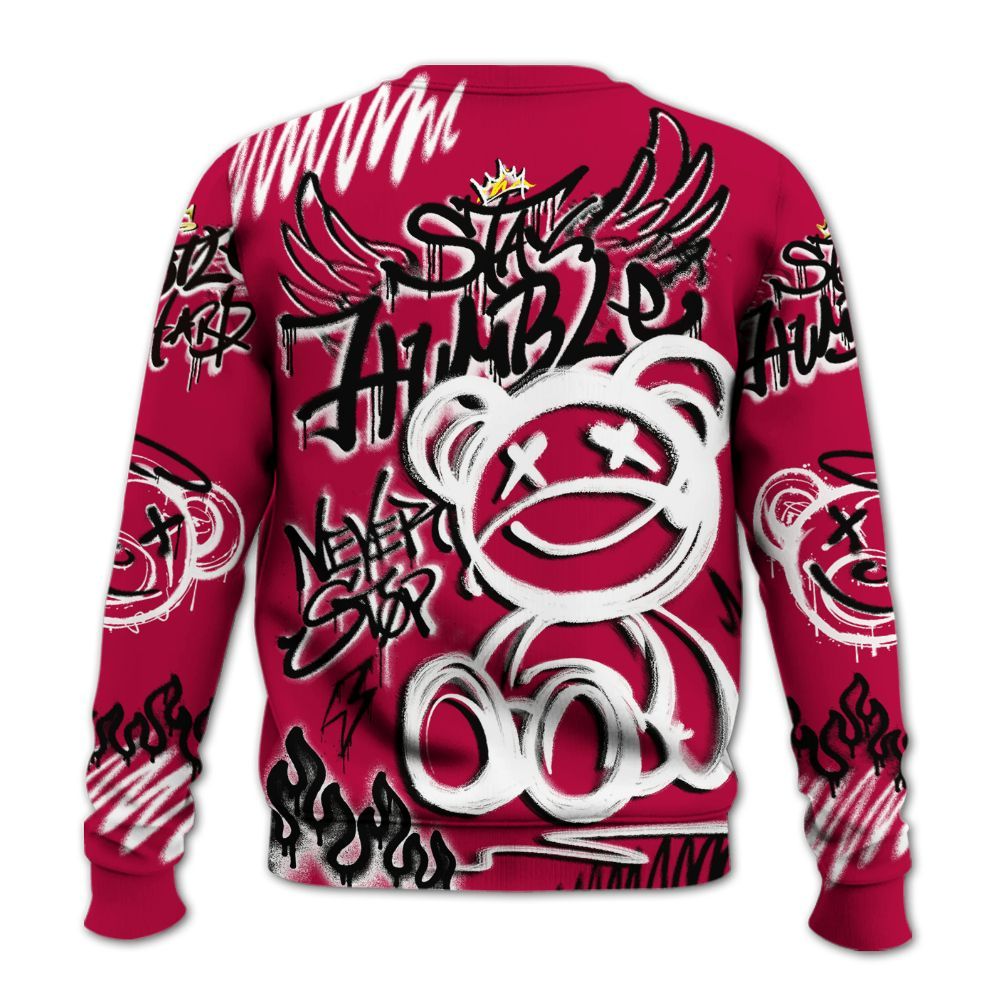 Sweatshirt To Match Retro Chicago 2s - Humble Drip Streetwear Graffity All Over Print