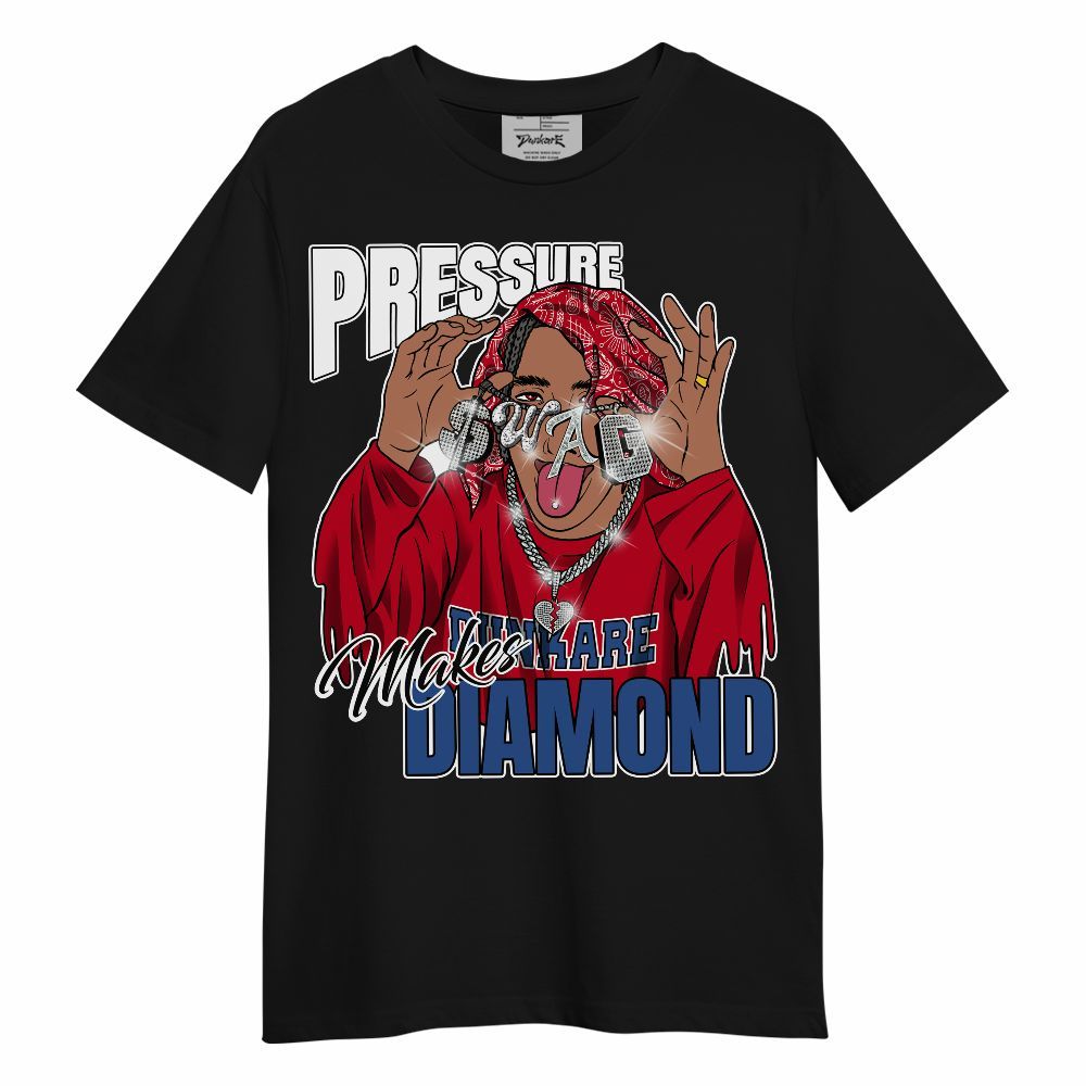 Shirt To Match Air Griffey Max Black Red Navy Blue 1s - Pressures Makes Shirt To Match Unisex Shirt