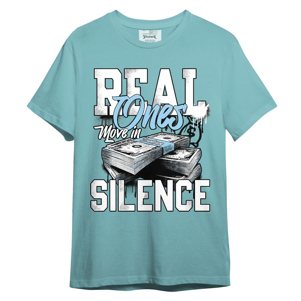 Shirt To Match Legend Blue 11s - Move In Silence Money Retro Unisex Shirt