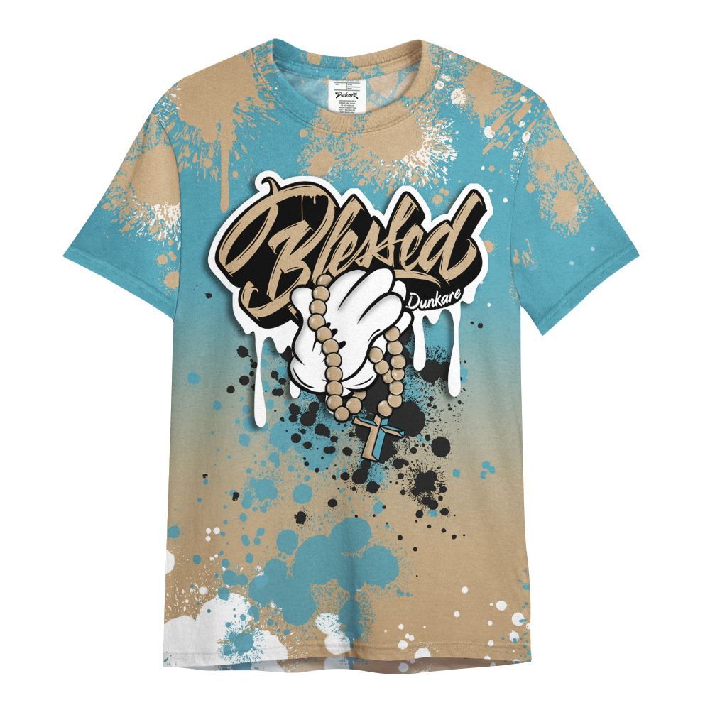Shirt To Match H-Town 11s - God Blessed Ink Drip All Over Print