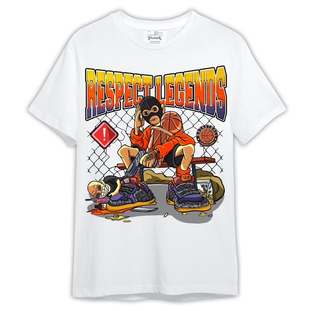Shirt To Match J Balvin Rio 3s - Respect Legends Basketball Shirt Outfit 1005 TCD