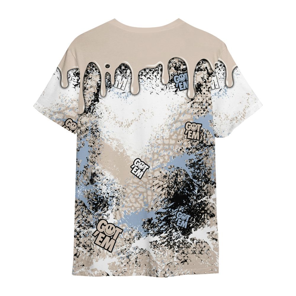 Shirt To Match Desert Sand 3s - Dripping 23 Drip All Over Print