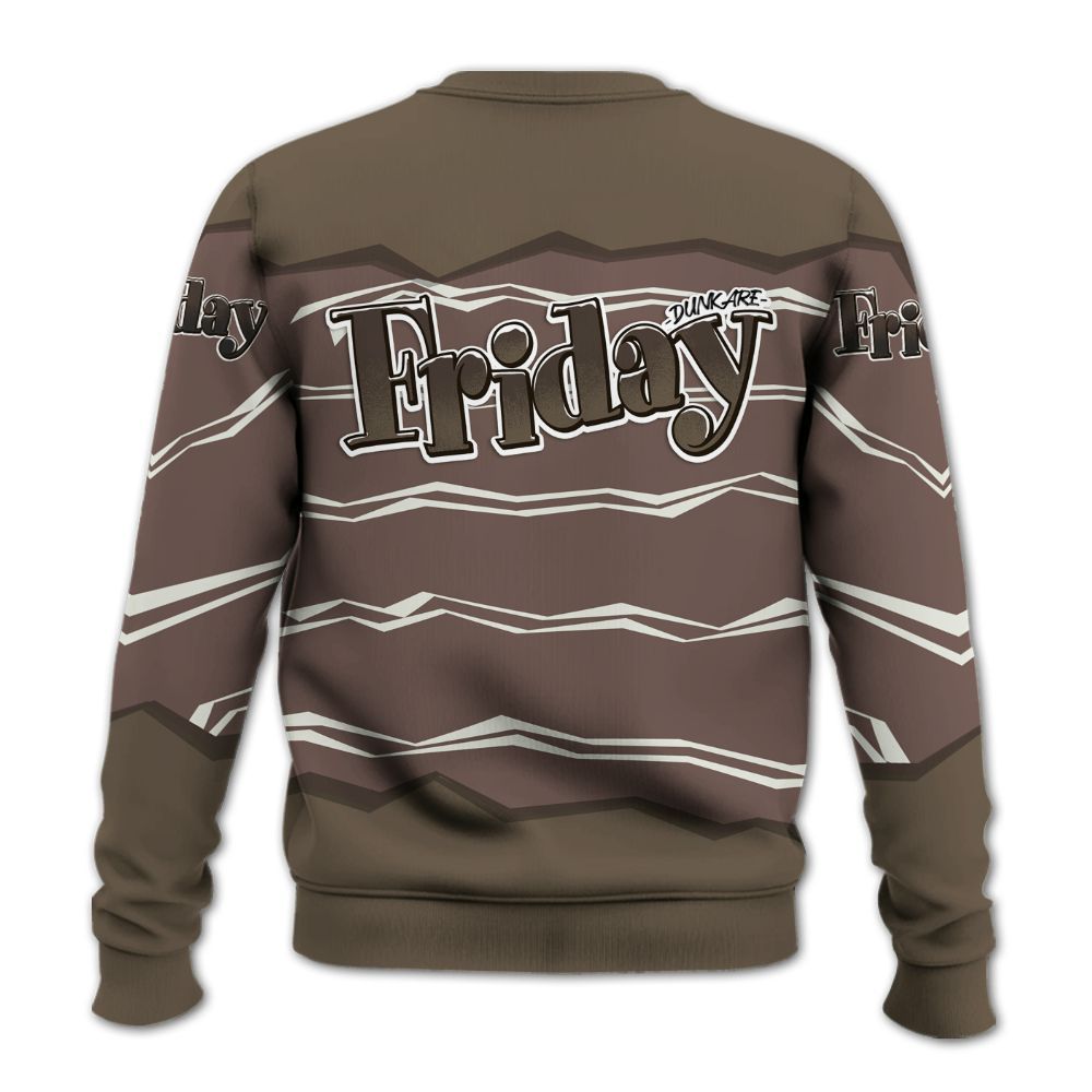 Sweatshirt To Match AMM Dark Mocha 4s - Friday Movie 90s TV All Over Print