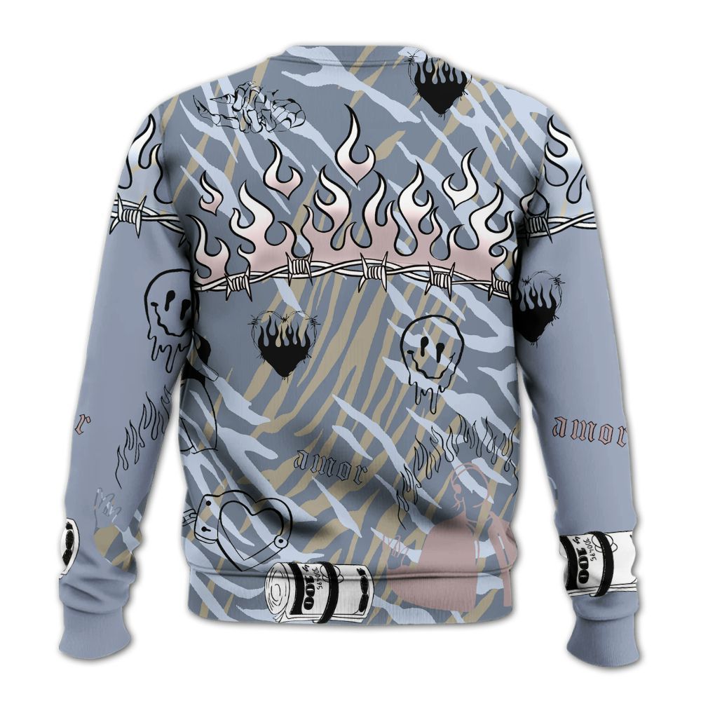 Sweatshirt To Match Ja 2 Induction - Snake Trust No One All Over Print