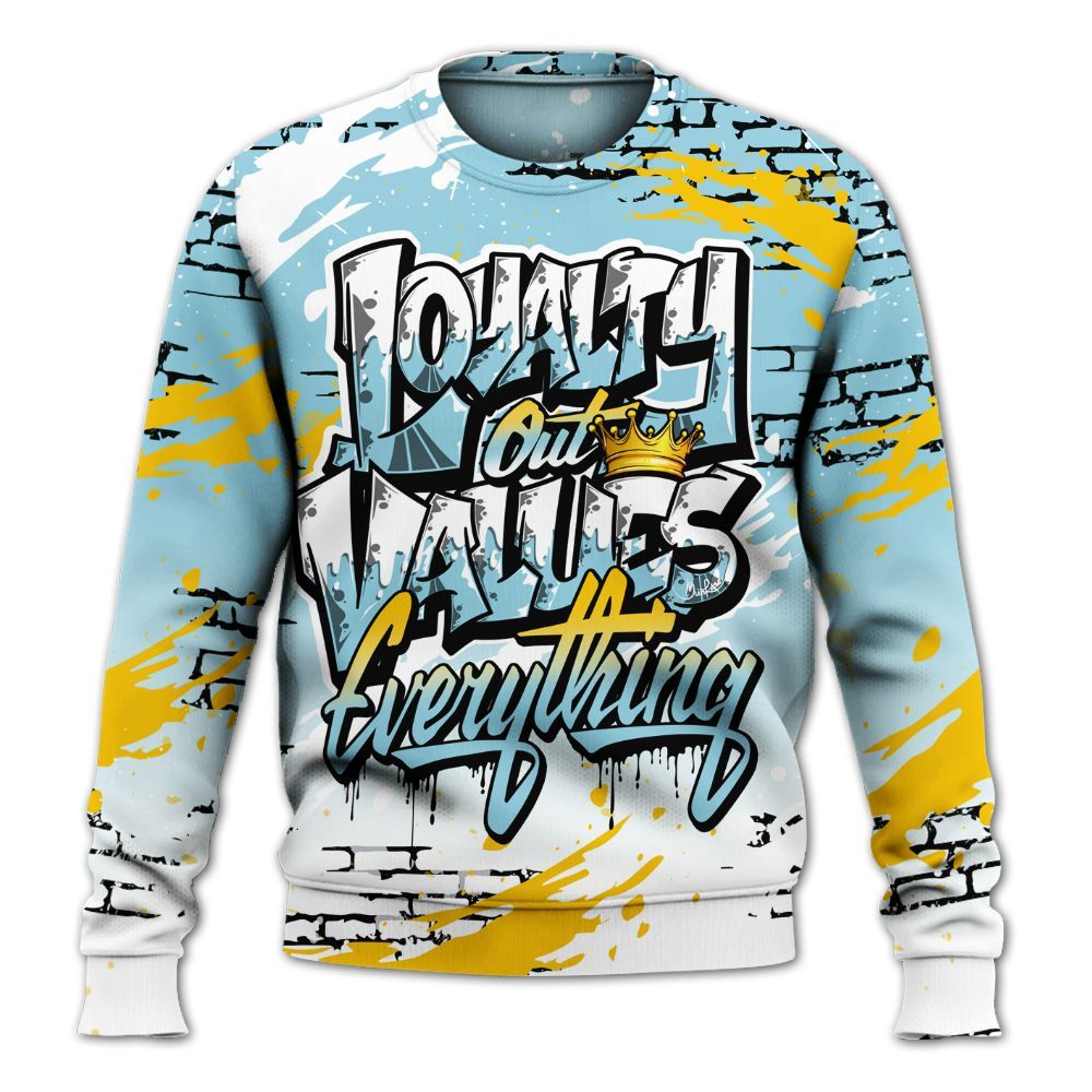 Sweatshirt To Match Dunk High Homer Simpson - Values Of Loyalty Drip All Over Print
