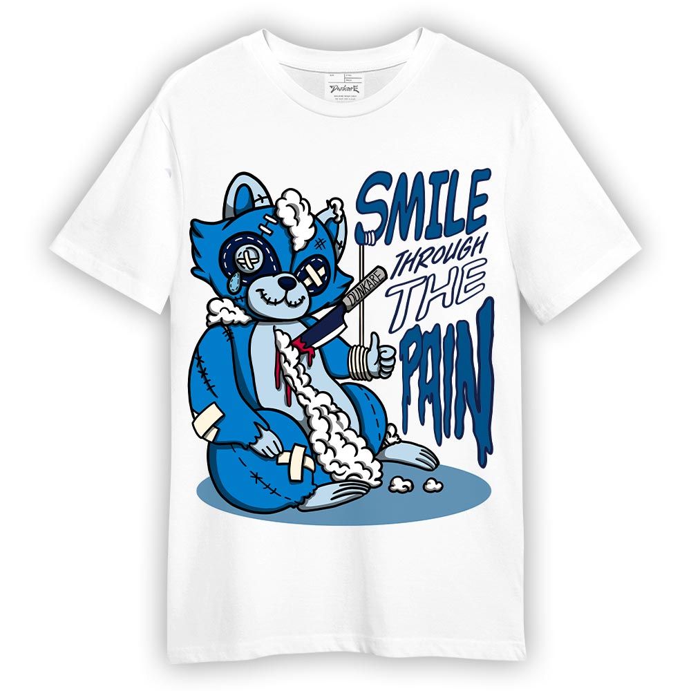 Shirt To Match Industrial Blue 4s T-- Smile Through The Pain Raccoon T-Shirt 0405 DNY
