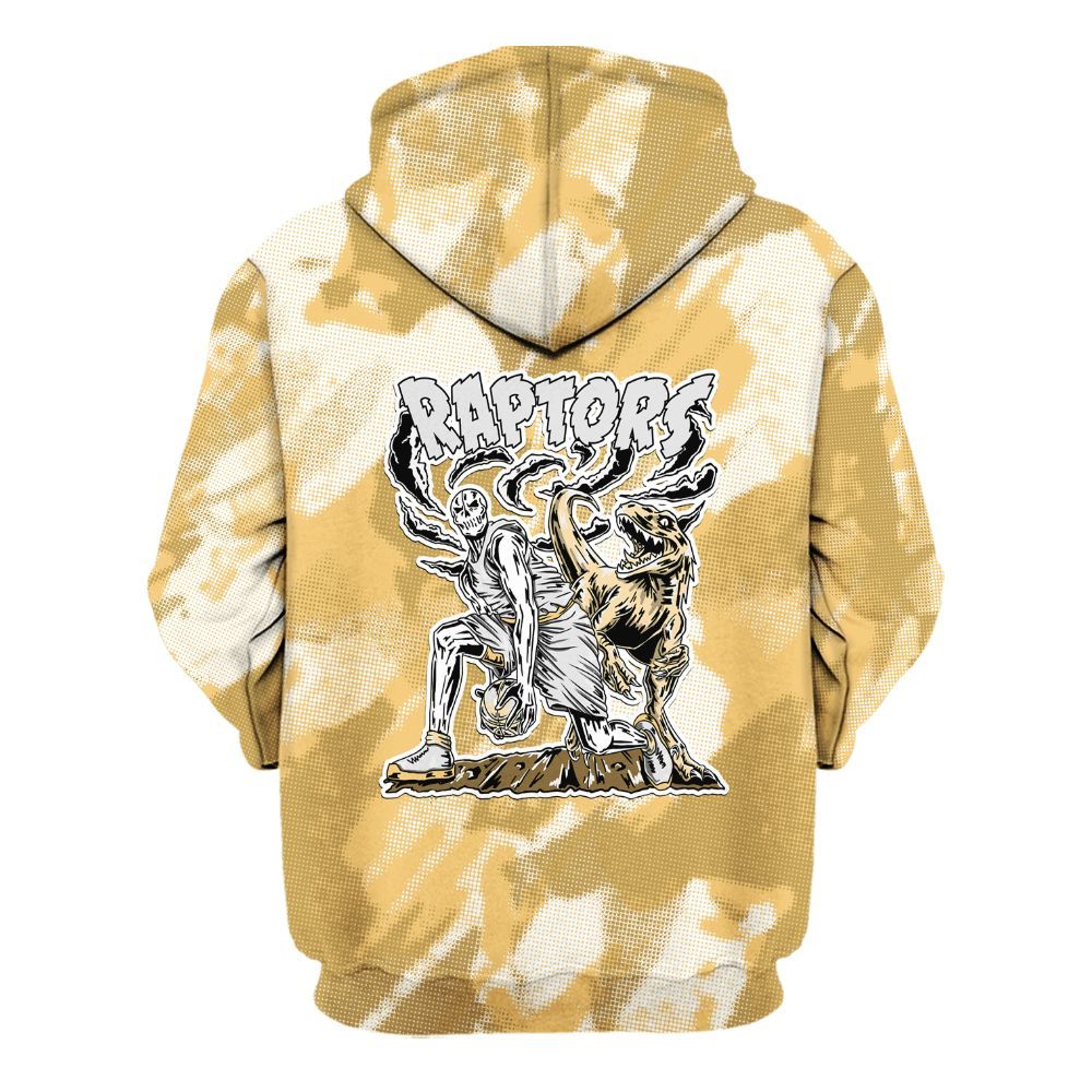Hoodie To Match Craft Paris 6s - Raptors Skeleton Abstract Halftone All Over Print