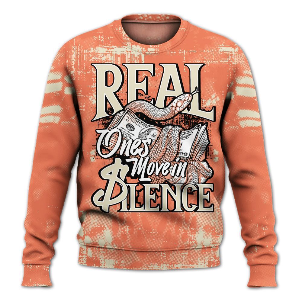 Sweatshirt To Match DJ Khaled Crimson Bliss 5s - Snake Move In Silence All Over Print