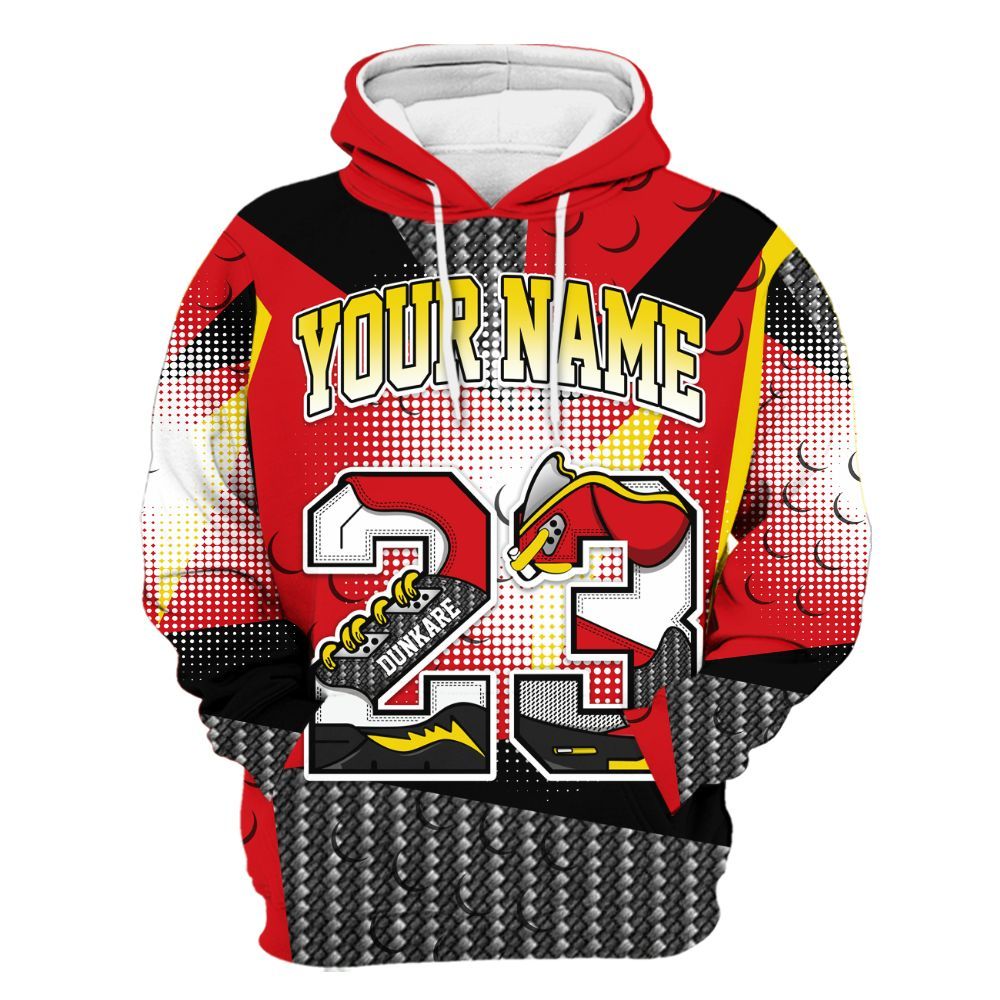 Hoodie To Match Ferrari 14s - Custom Name 23 5s All Over Print