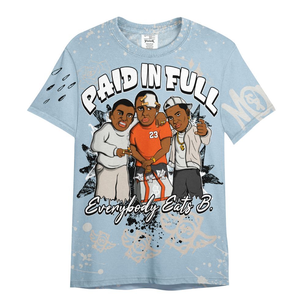 Shirt To Match High OG Alaska 1s - Everybody Paid In Full Crayon All Over Print