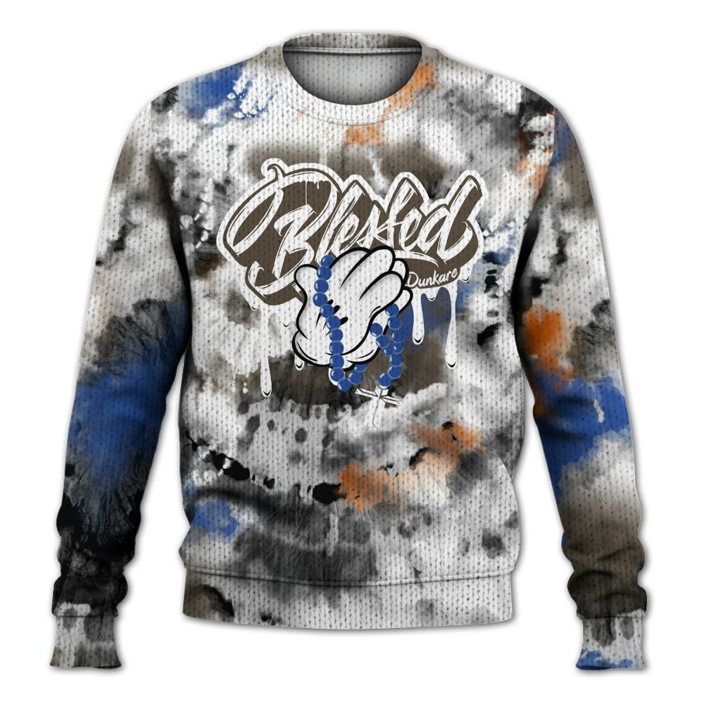 Knitted Sweater To Match Palermo GS League - God Blessed Tie Dye