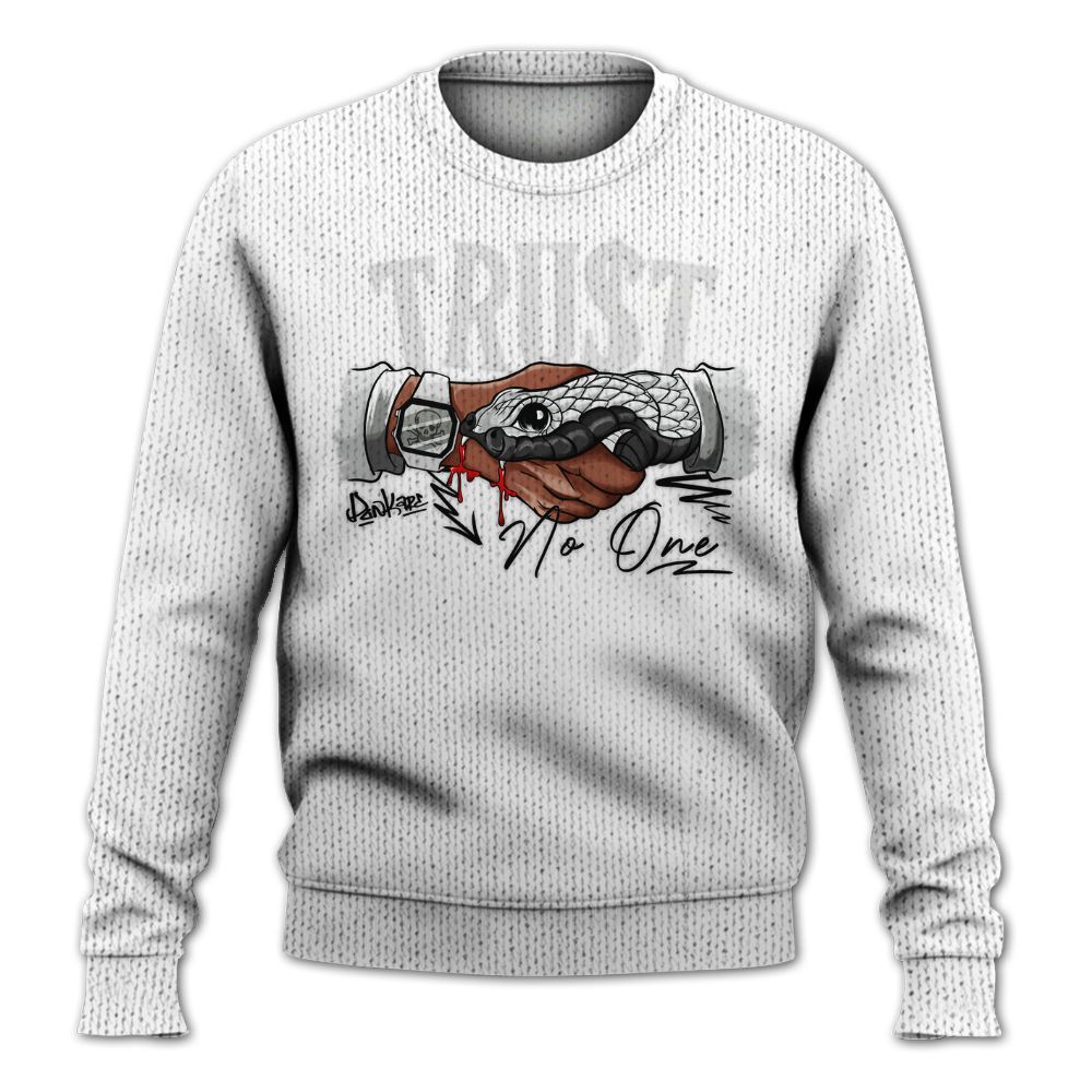 Knitted Sweater To Match Kobe 9 EM Protro Halo - Snake Trust No One Drip