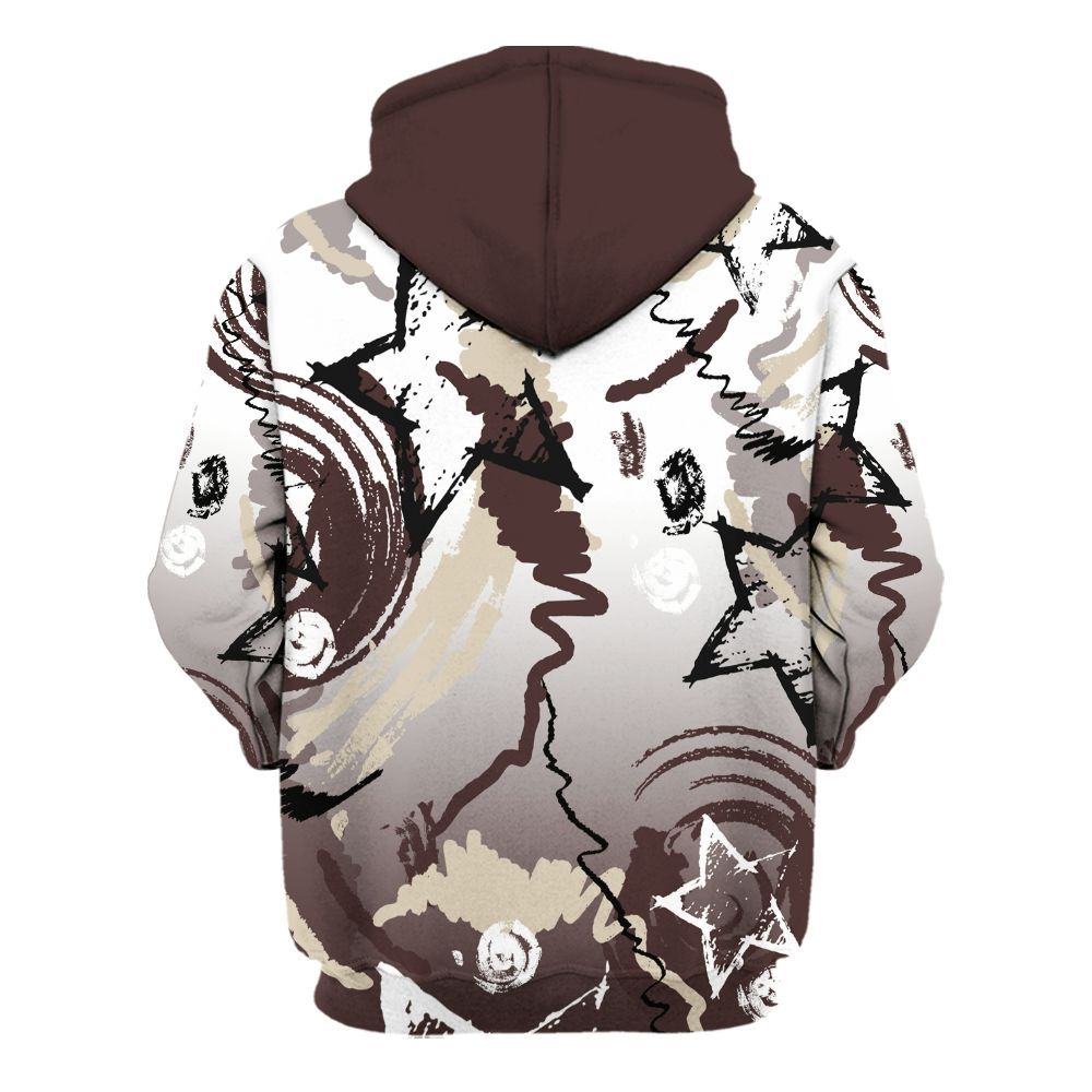 Hoodie To Match Burgundy Crush 3s - Grind Shine Later Drip All Over Print