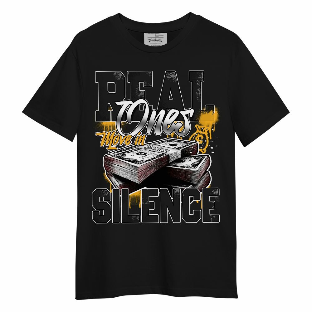 Shirt To Match White Taxi 12s - Move In Silence Money Graphic