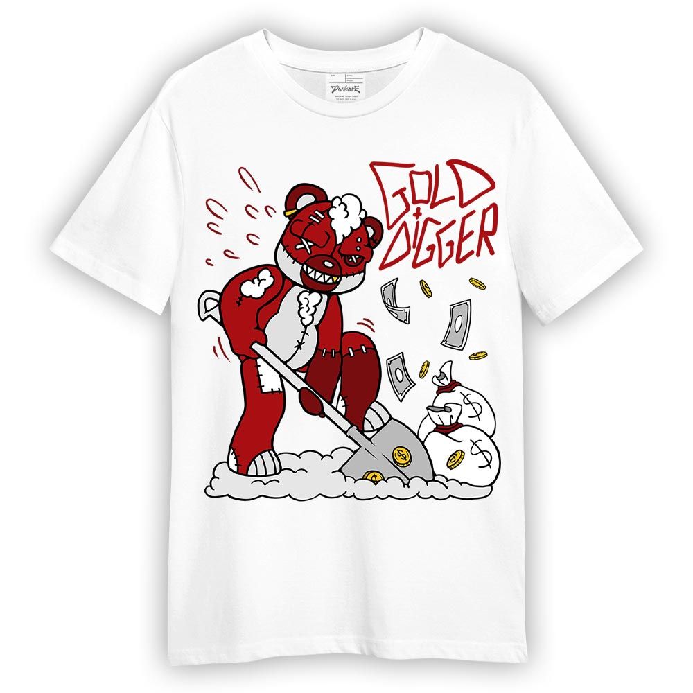 Shirt To Match Red Taxi 12s - Goal Digger Hugz Shirt Unisex