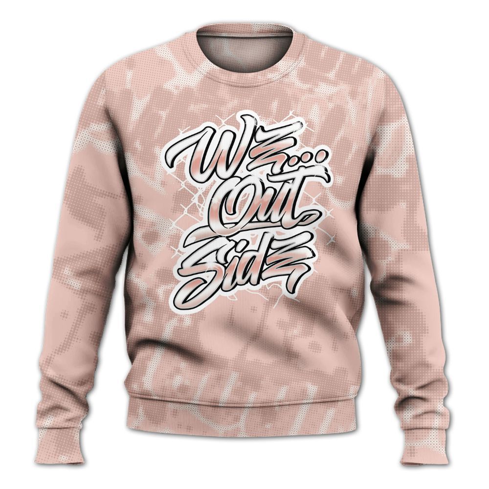 Sweatshirt To Match Low Legend Pink 11s - We OutSider Graphic Street All Over Print