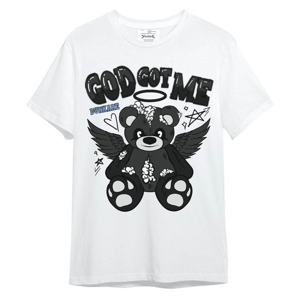 Shirt To Match Mid Space Jam 1s - Gods Guides Me Bear Unisex Shirt