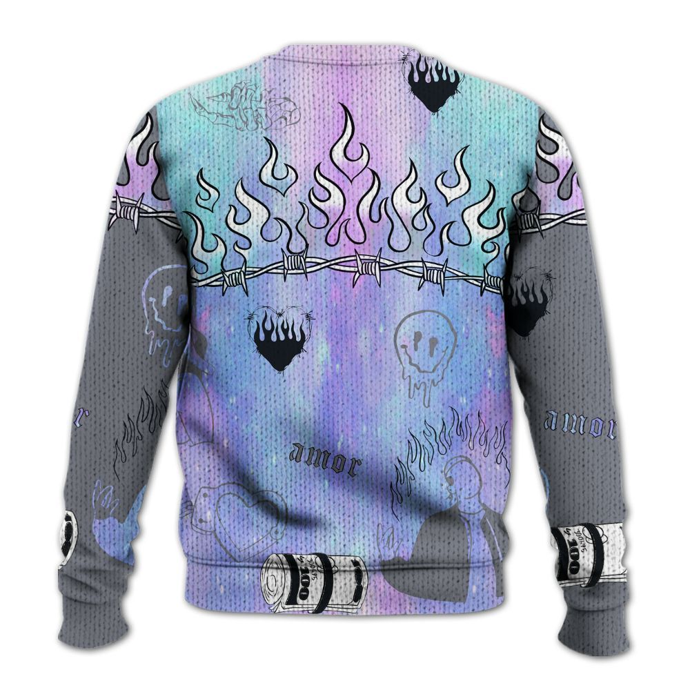 Knitted Sweater To Match Zen Master 4s - Snake Trust No One