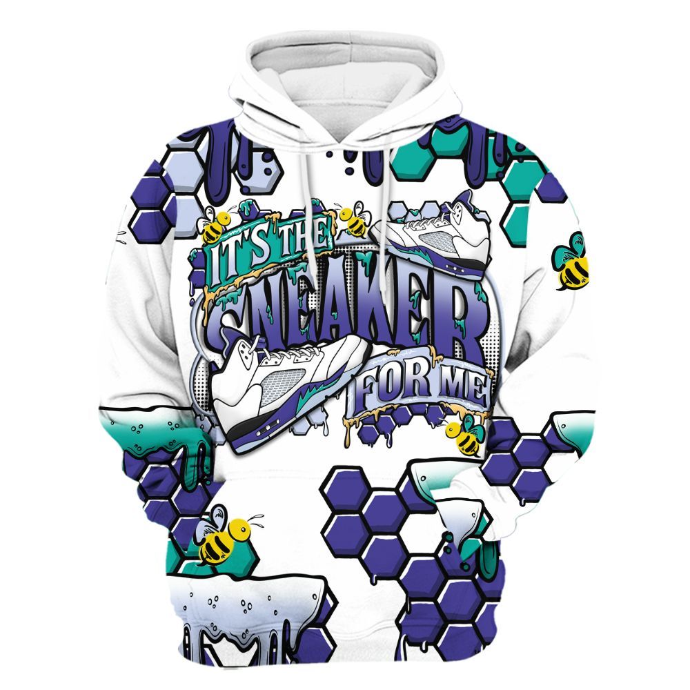 Hoodie To Match Retro Grape 5s - It's The For Me All Over Print