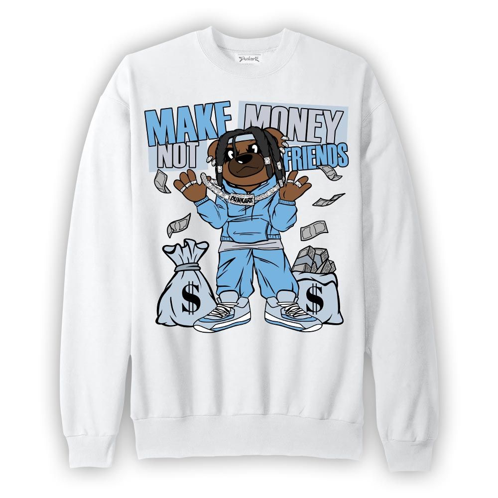 Sweatshirt To match Craft Paris 6s Sweatshirt - Moneys Not Friend Bear Graphic