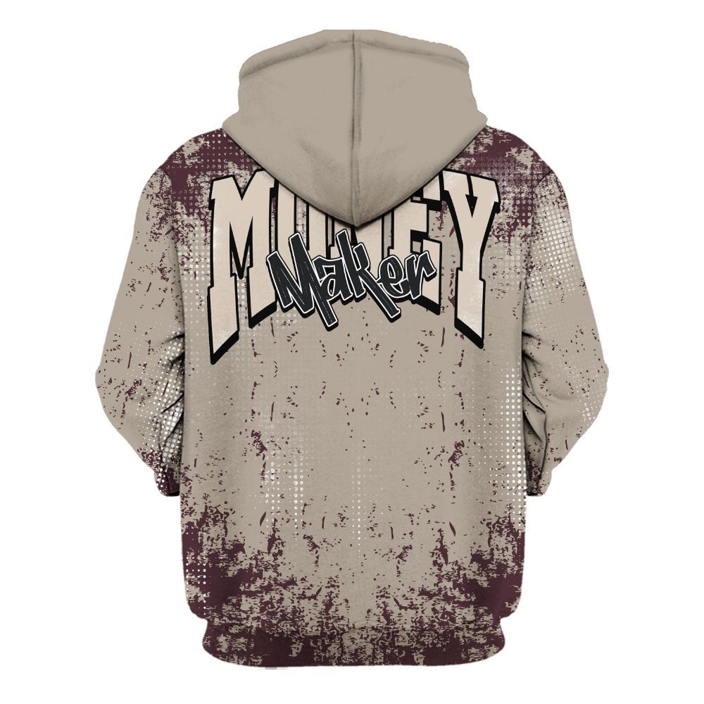 Hoodie To Match AMM Retro Phantom 4s - Move In Silence Money Street Retro All Over Print
