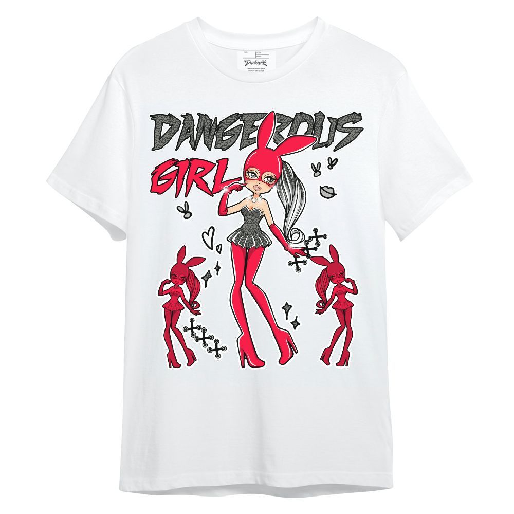 Shirt To Match Retro Fire Red 3s - Dangerous.Girl Unisex Shirt