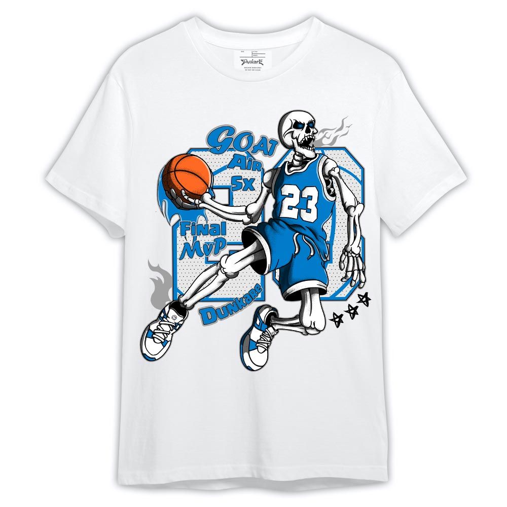 Shirt To Match Industrial Blue 4s - 23 G.O.A.T Basketball Shirt Military Blue 4s Outfit