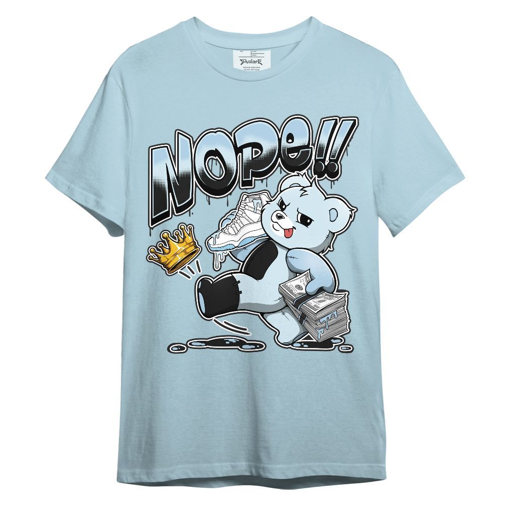Shirt To Match Foamposite One Psychic Blue - No Kings Bear Graphic