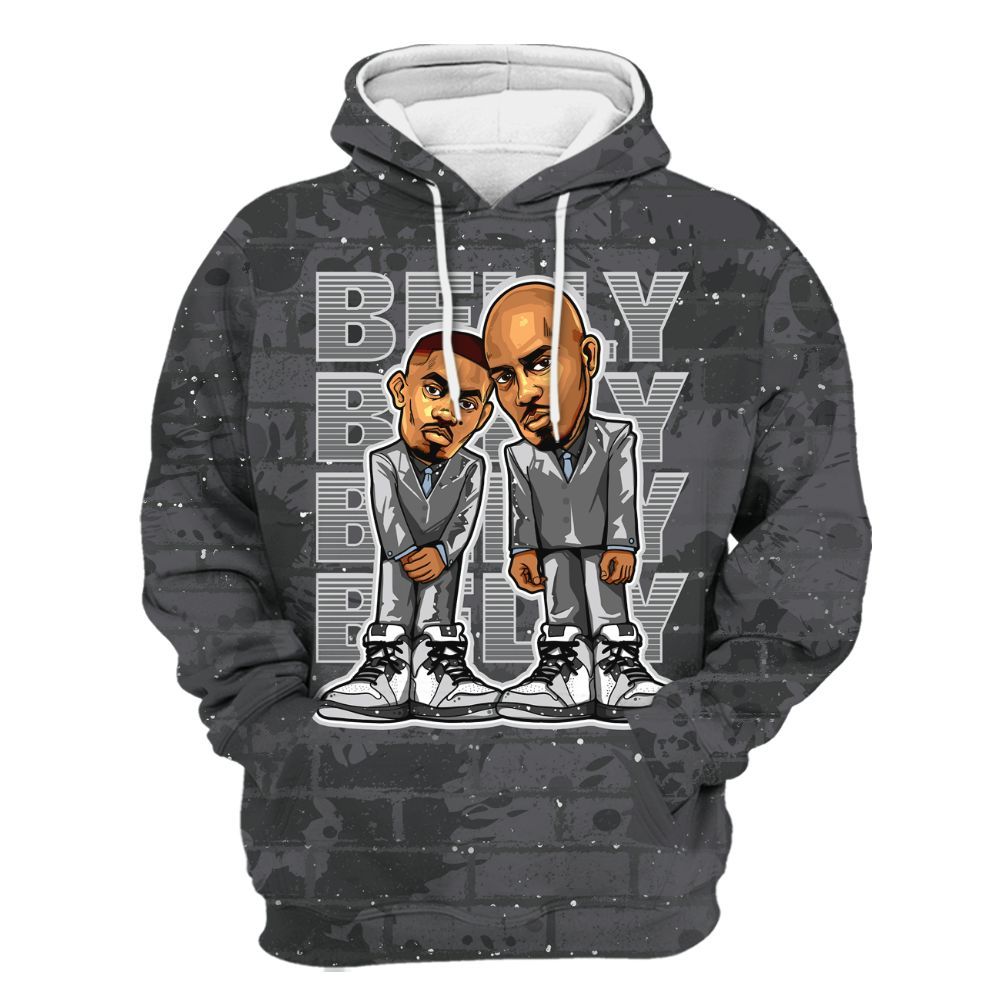 Hoodie To Match Reverse Oreo 6s - Belly Sneakers Graphic Halloween All Over Print