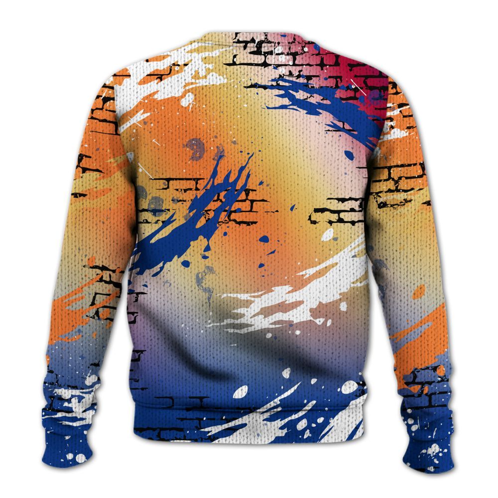 Knitted Sweater To Match Air Griffey Max Los Angeles 1s - Values Of Loyalty Drip