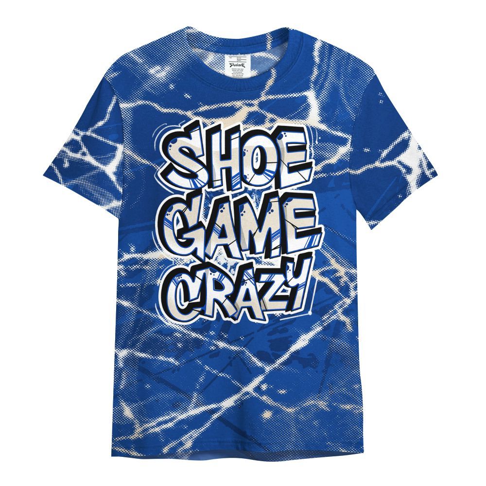 Shirt To Match Low Game Royal 1s - Shoe Game Crazy Graphic All Over Print