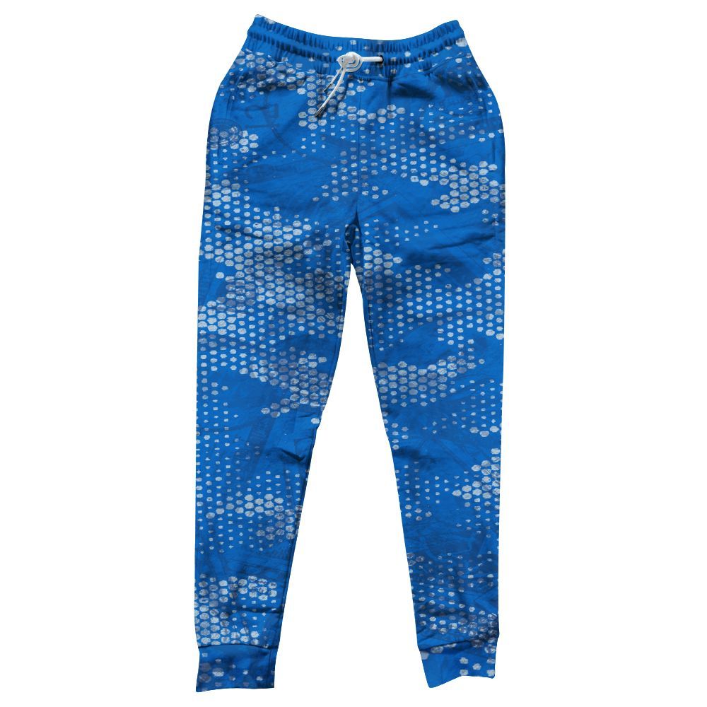 Sweatpant To Match Blueberry 12s - Banknotes Art Graphic All Over Print