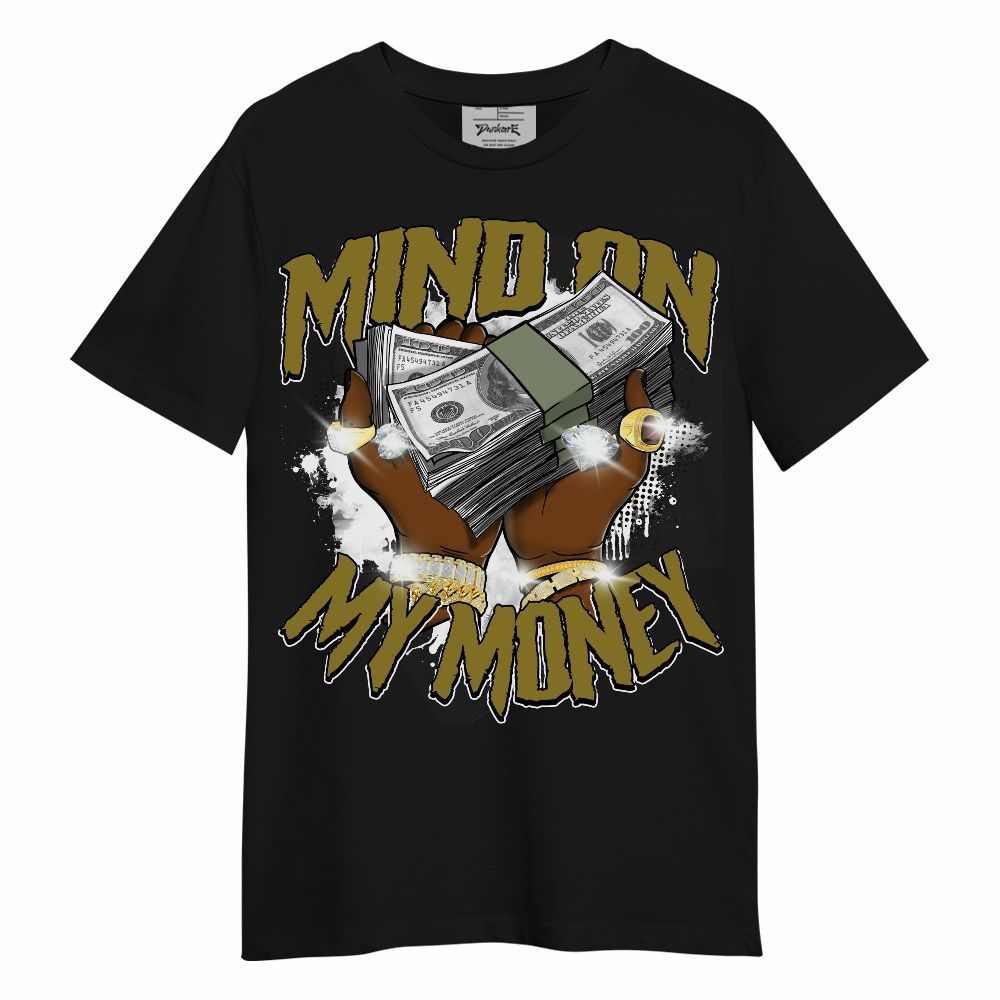 Shirt To Match Air Flightposite Metallic Gold - Mind On My Money Graphic Unisex Shirt
