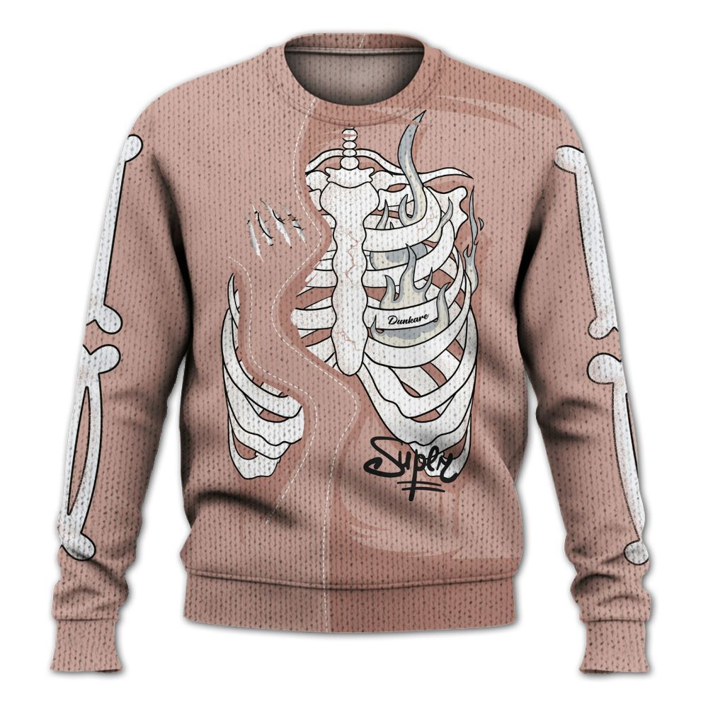 Knitted Sweater To Match Air Force Low 1 Arctic Orange - It's The Kick For Me