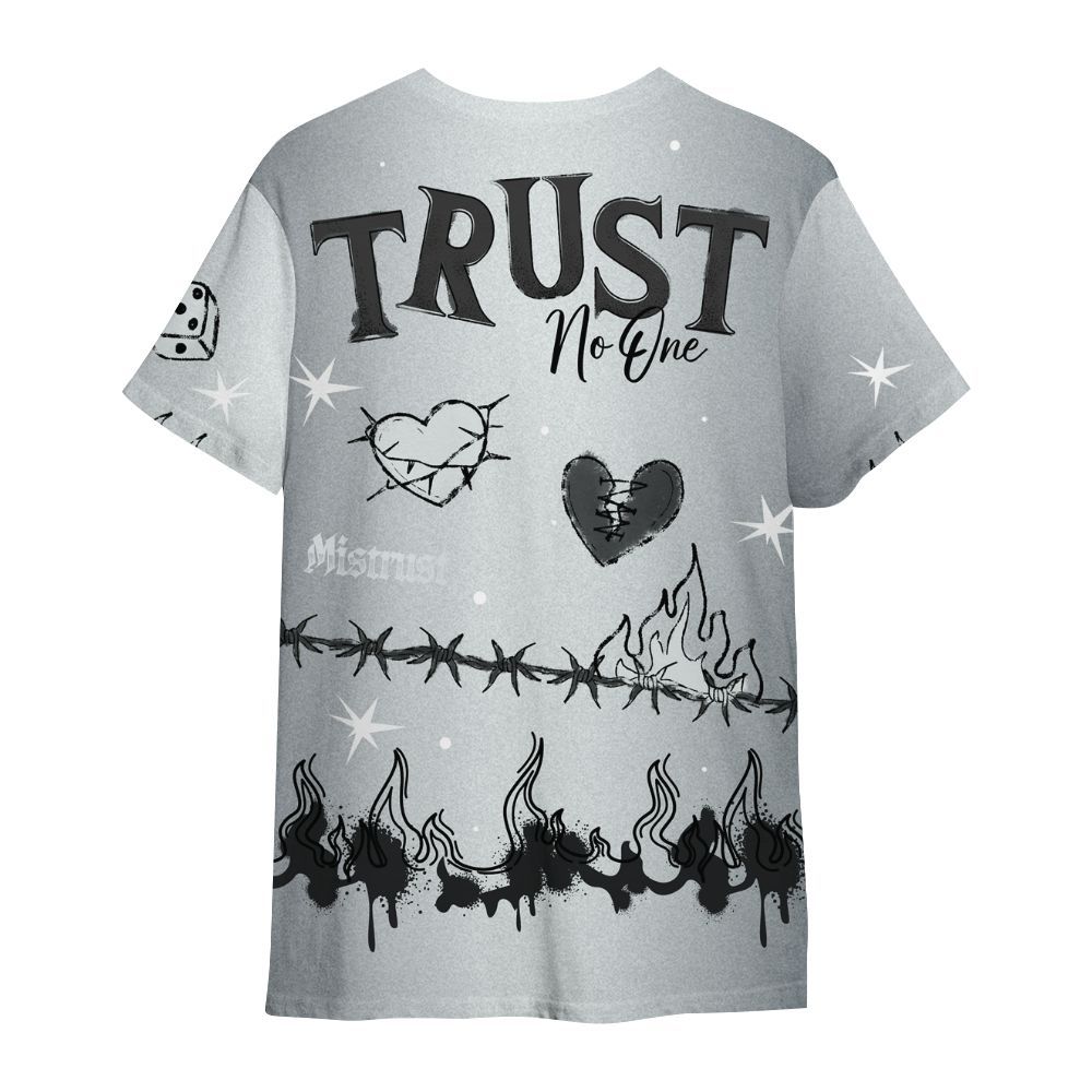 Shirt To Match Cap And Gown 6s - Trust No One Snake-Bite Doodle Crayon All Over Print