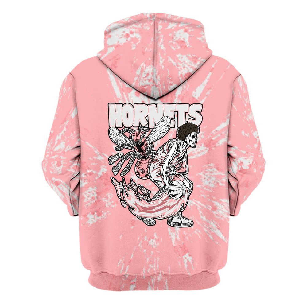 Hoodie To Match Retro Wings 3s - Hornets Skeleton Luxury All Over Print