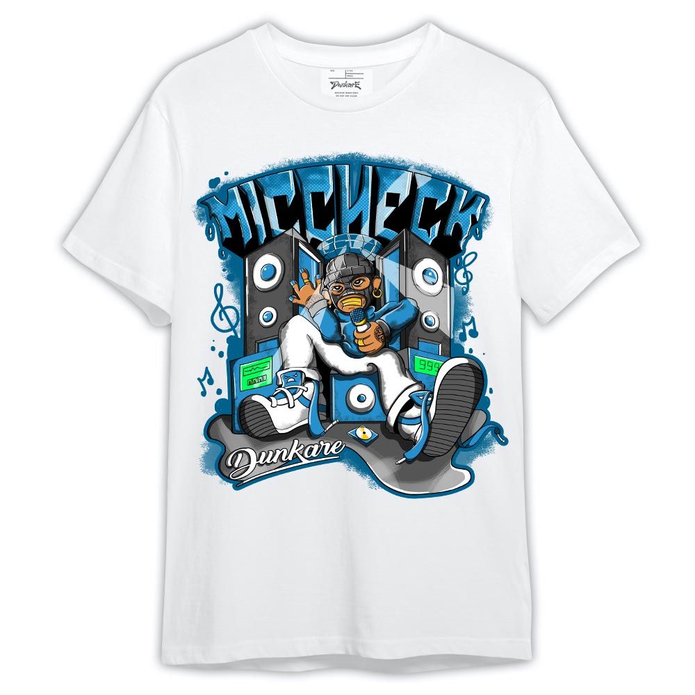 Shirt To Match Powder Blue 9s - Mic Check Rap Shirt Outfit 1005 LGH