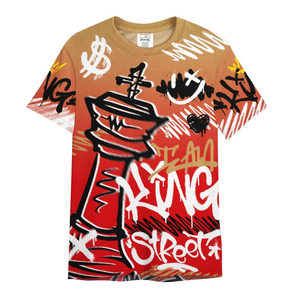 Shirt To Match Kobe 5 Red Year Of The Mamba - Street King Chess Streetwear All Over Print