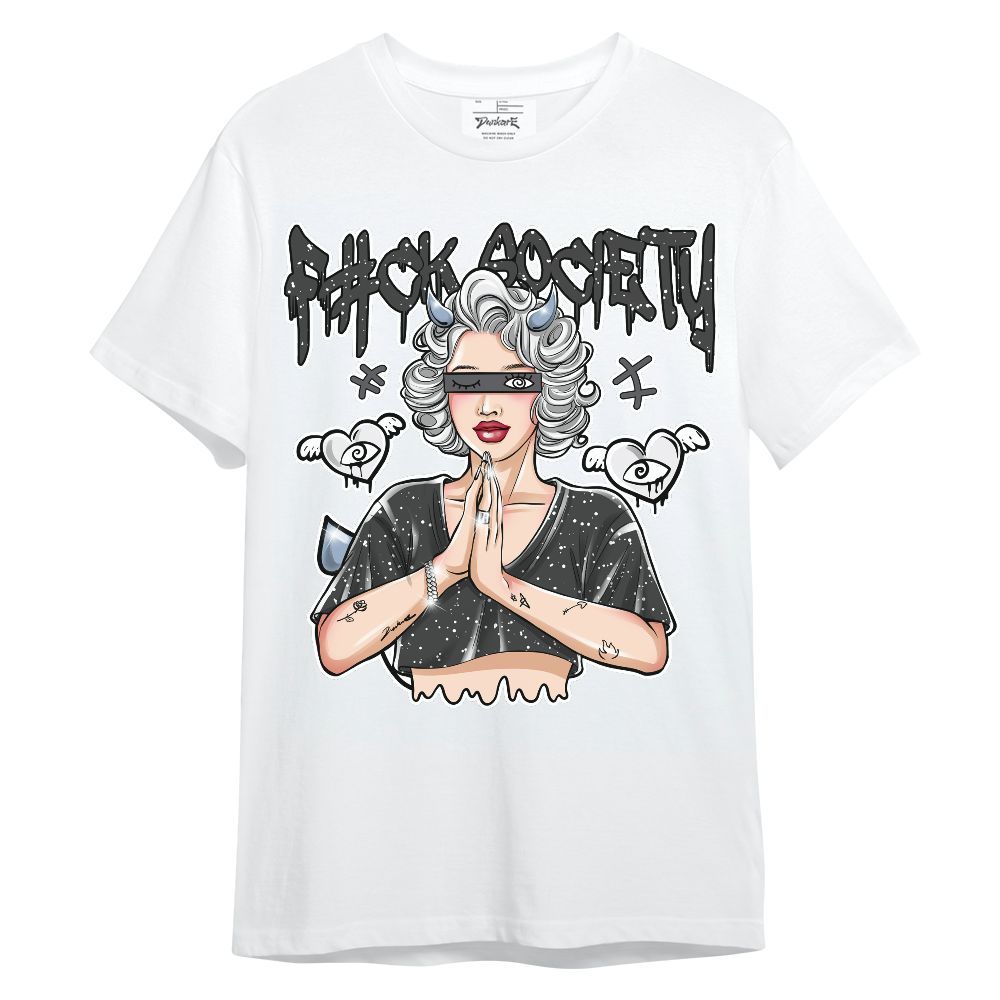 Shirt To Match Reverse Black White 6s - F#ck Xociety Unisex Shirt