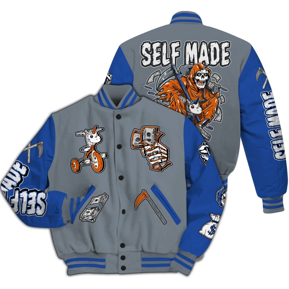 Varsity Jacket To Match RS-X GS League - Self Make Skeleton All Over Print