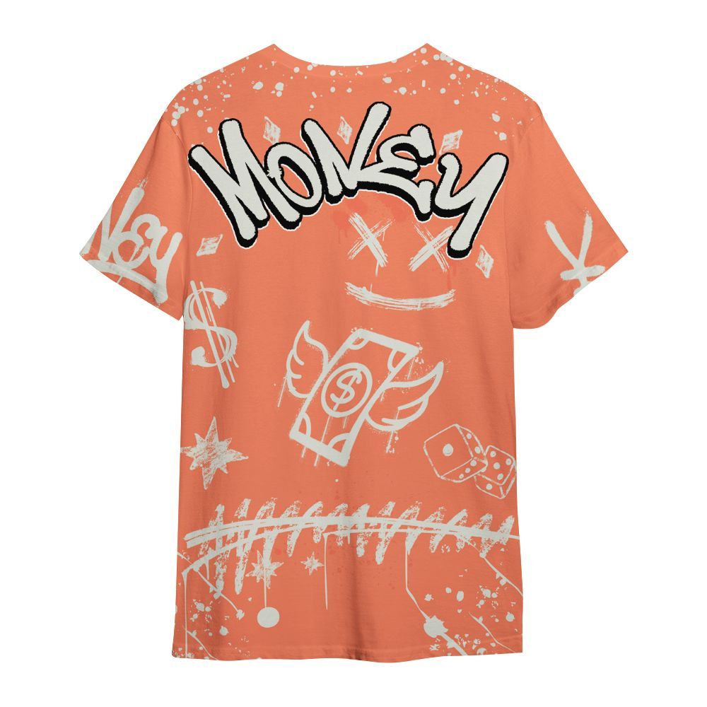 Shirt To Match DJ Khaled Crimson Bliss 5s - Everybody Paid In Full Crayon All Over Print