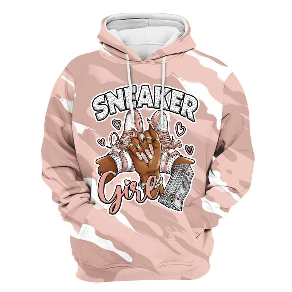 Hoodie To Match Low Legend Pink 11s - Sneakerz Girlz Colored All Over Print