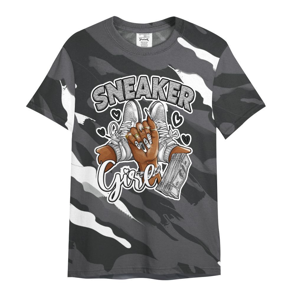 Shirt To Match White Thunder 4s - Sneakerz Girlz Colored All Over Print